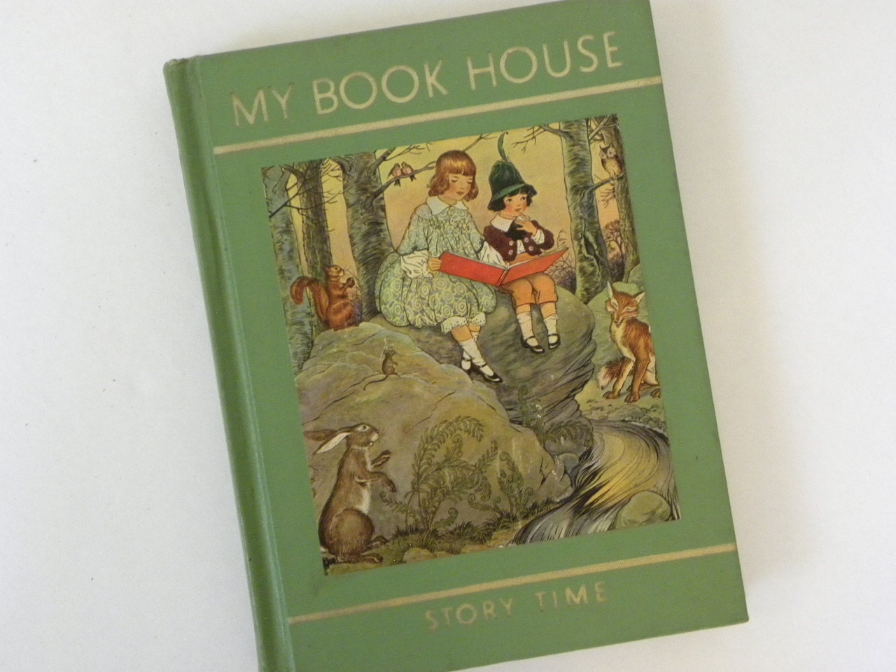 Vintage Childrens Book -- 1965 Story Time of My Book House -- Classic Childrens Fairy tales and Ryhmes