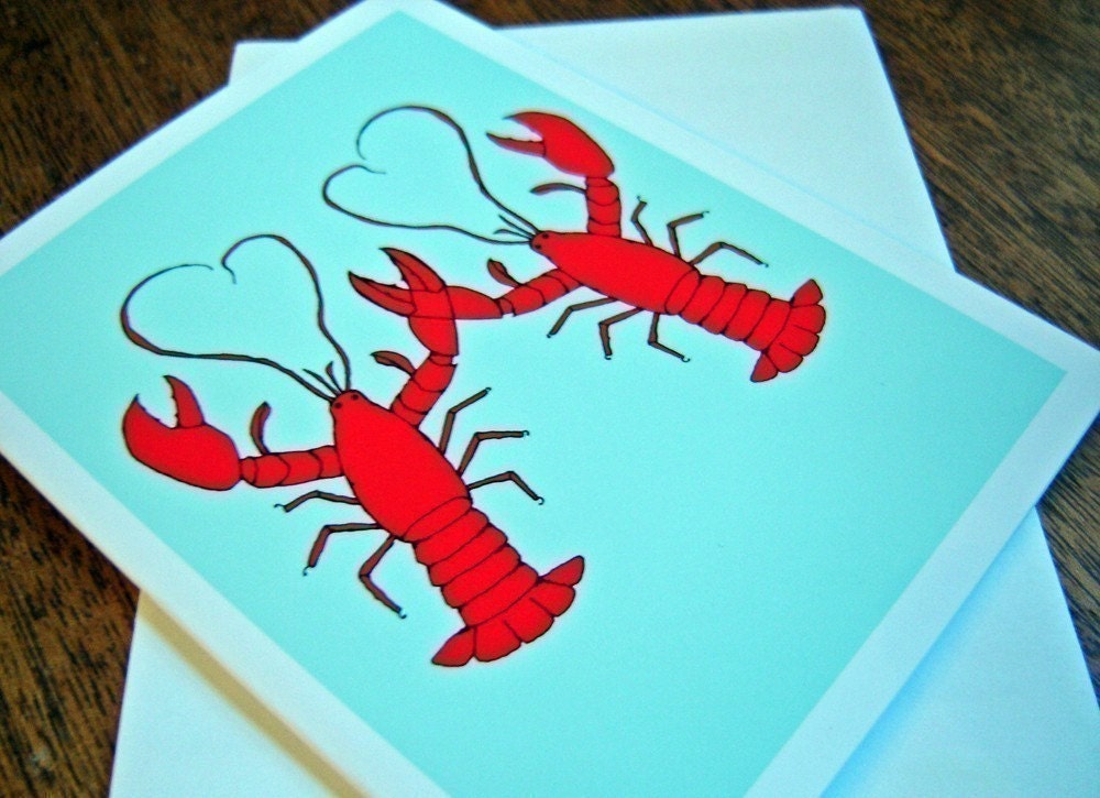 Lobster Love Card