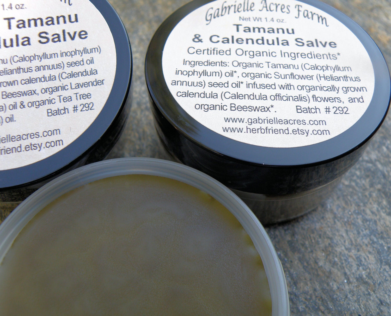 Tamanu Calendula Salve, Organic