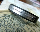 Dream Believe Commit Achieve Custom Leather Bracelets - by MyBella
