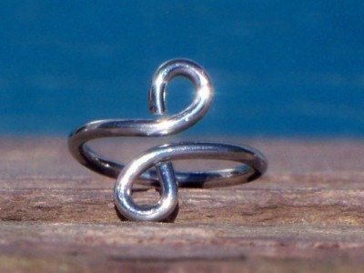 Elvish Silver Toe Ring