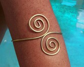 Mermaids Gold Upper Arm Bracelets