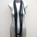 Black Infinity Scarf - Black Scarf - Black Circle Scarf - Womens Scarf Accessories Scarves Summer - Mens Necklace Jewelry Burning Man 