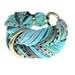 Braided Fabric Knot  Bracelet Chic Jewelry Tribal Bangle Chunky Cuff Friendship Women Boho Stack Bangles Bracelets Mint Blue Grey Black CIJ