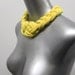 Collar Necklace Summer Neon Fabric Jewelry Choker Braided Tribal African Yellow Neckpiece Braid Knot Spring Fashion Jewelry Christmasinjuly