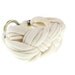 Womens Braided Bracelet Bangles Fabric Cuff Jewelry Friendship Tribal Wrap Arm Chunky Boho Stack Stacking Fiber Bangle Bracelets White