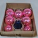 Vintage 1950s Corning Glass Pink Mercury Ornaments Breast Awareness