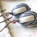 Nautical Earrings - Nautical Mile Earrings - Sailor's Knot