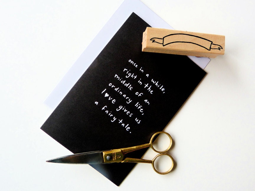 FAIRY TALE - printed on 100% recycled paper - 4.25x5.5 (folded card) with matching white envelope