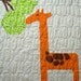 Stretch the Giraffe--Crib/Toddler Quilt