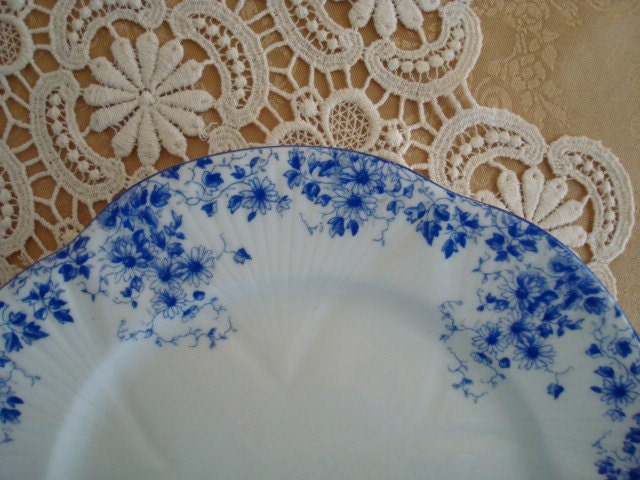 Afternoon Tea...SHELLEY DAINTY BLUE 8 inch Luncheon Plate...Mint Condition