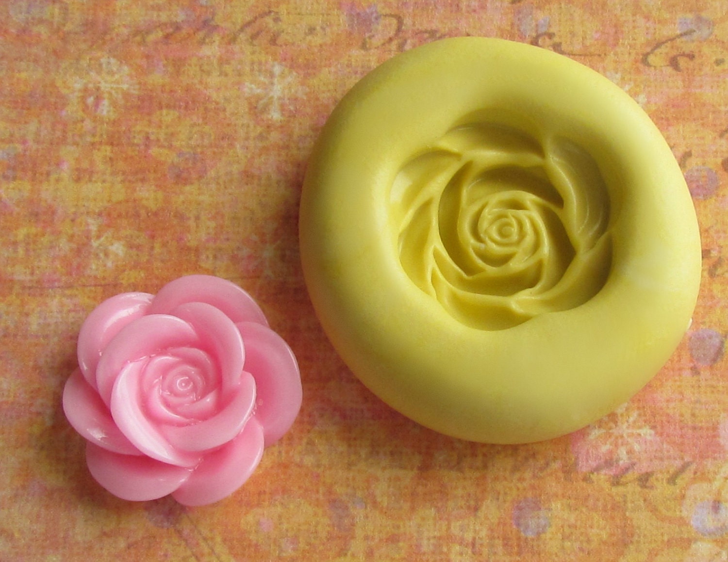 Rose Mold Flower Silicone Flexible Clay Resin Mould
