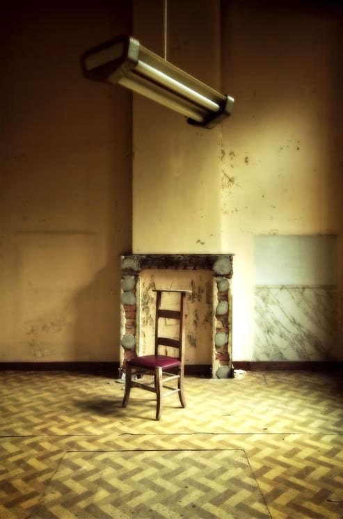 9x12 - Neglected Beauty, Surreal Fine Art Print, Abandoned Building, Belgium architectural, color photography "Valmea Convent (2)"