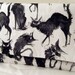 Alexander Henry Crazy Black Cats Clutch