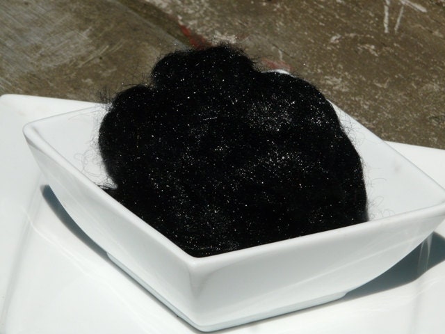 Hand Dyed Nylon Firestar 1/2 oz. - Black