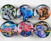 Critter Bubble Magnets, Set of 6