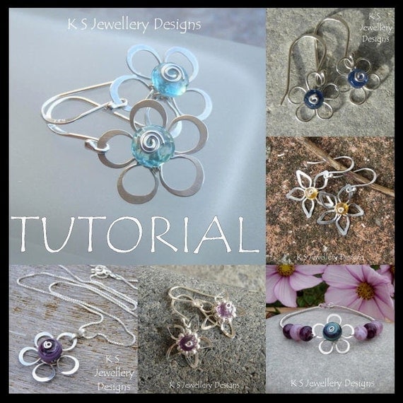 Wire Jewelry Tutorial WIRE FLOWERS 4 by KSJewelleryDesigns