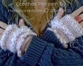 Crochet Pattern (PDF) Fingerless Gloves