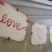 Valentine Banner "love SWEET love" Decoration