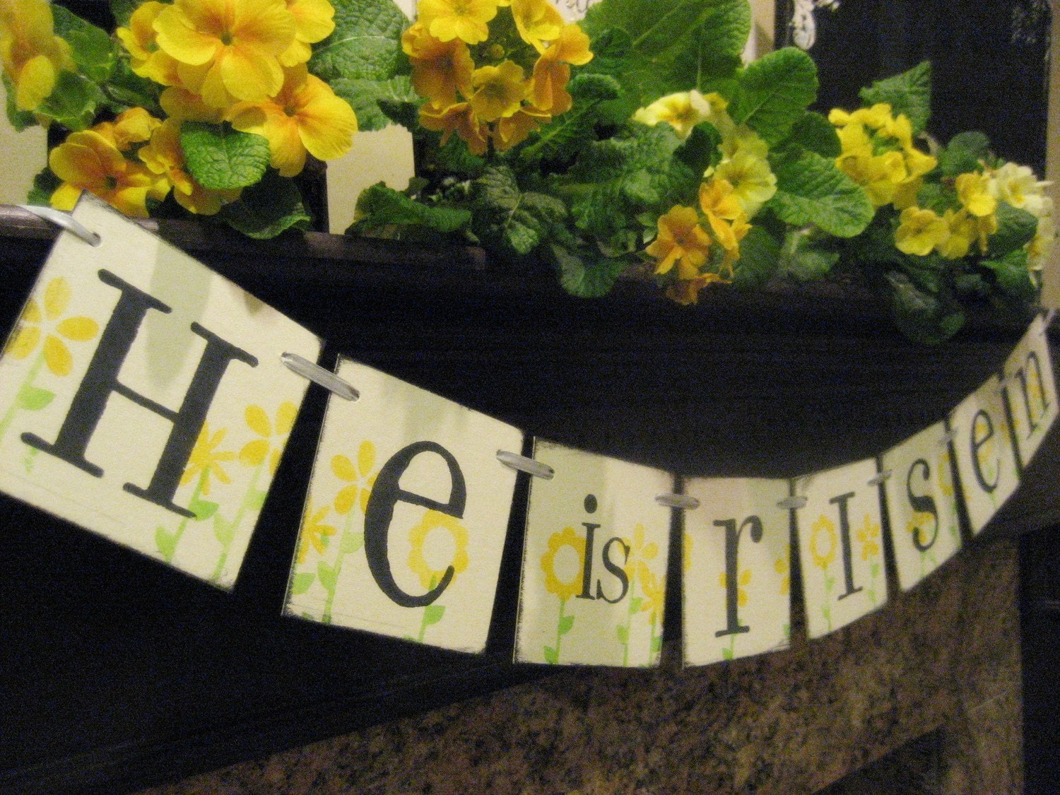 Easter Decoration HE is RISEN Banner