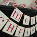 Merry Christmas banner decoration, photoprop, garland