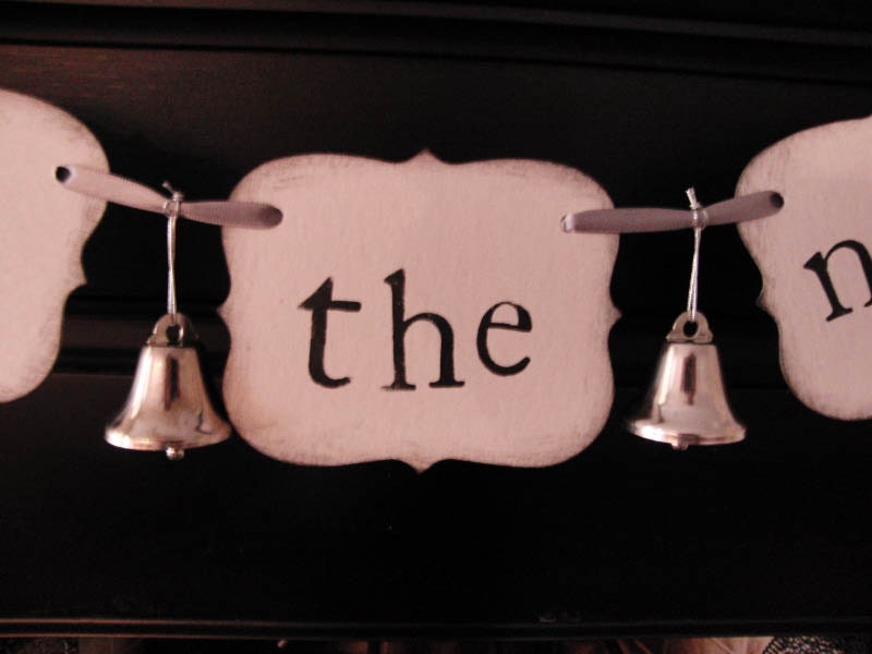 new years party decorations "ring in the new year" sign banner garland