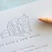 custom letterpress moving announcements