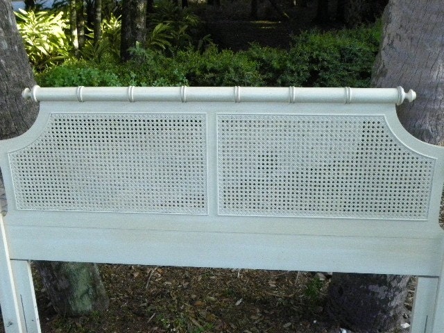 Vintage Henry Link Bali Hai Queen Headboard