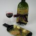 Chianti Melted Wine Bottle Cheese Plate Candoni- Upcycled / Recycled Glass