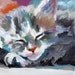Small cat / Original painting