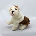Needle Felted Dog English Bulldog Puppy Gift Or Collectible