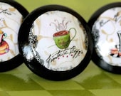 By Way of the Bistro Door Knobs 4 pc Set