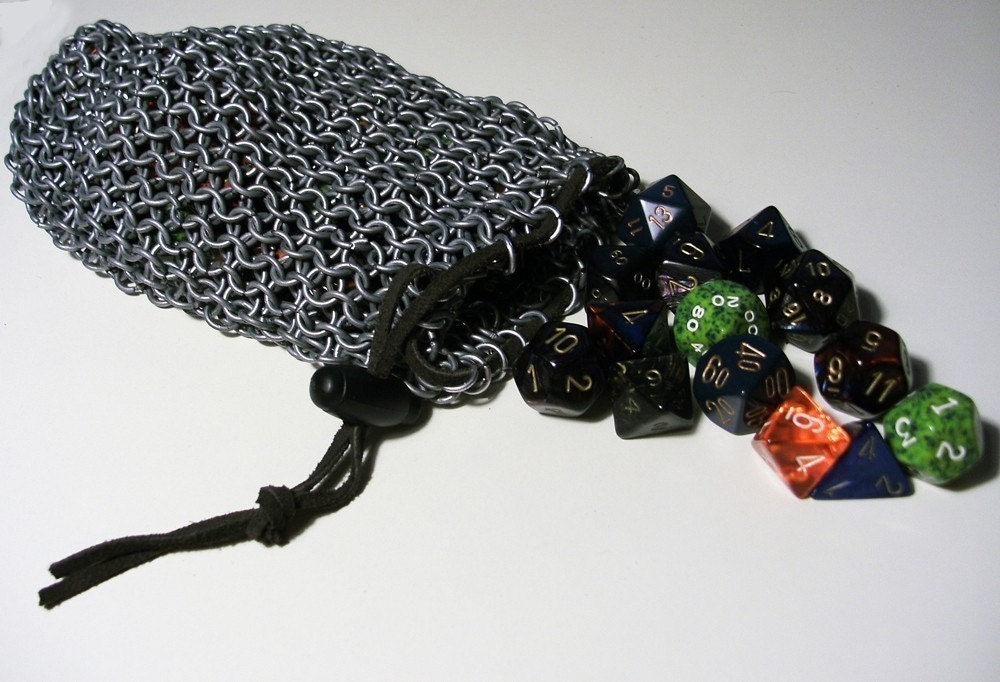 Chainmail Dice Pouch
