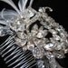 Vintage Rhinestone Fascinator Haircomb - VICTORIA