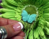 Flutterby Spring Butterfly Petite Hair Comb