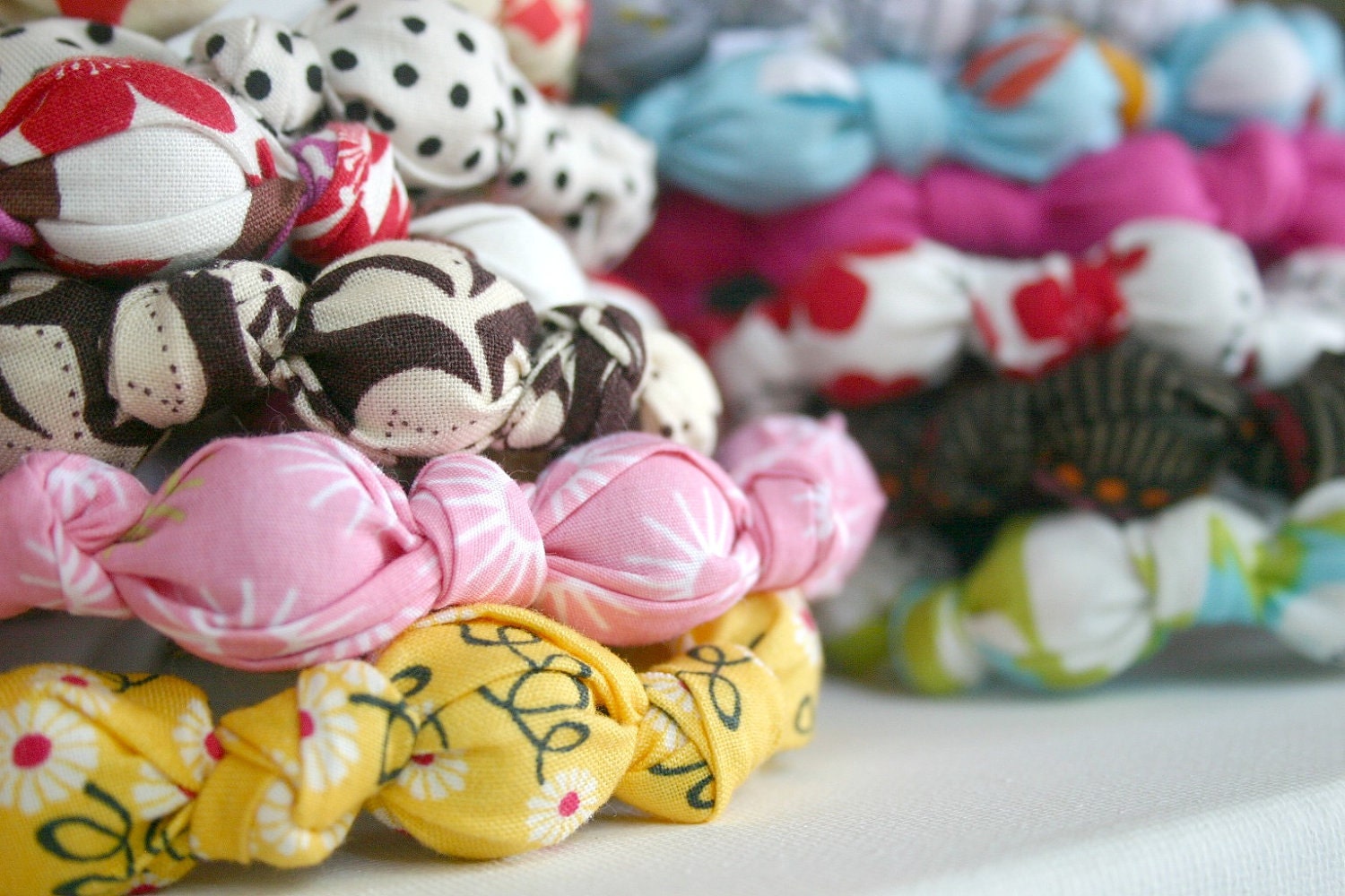 Pick Any 2 ORGANIC Fabric Chomping Necklace for Teething Babies
