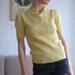 lovely yellow vintage sweater (S M)