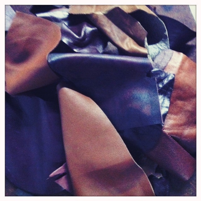 SALE...10 percent off - 2 pounds (LBS) Soft & gorgeousLambskin Leather generous pieces ,hand selected, different shades of BROWNS