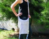 Pastel Colored Knitted Messenger Bag