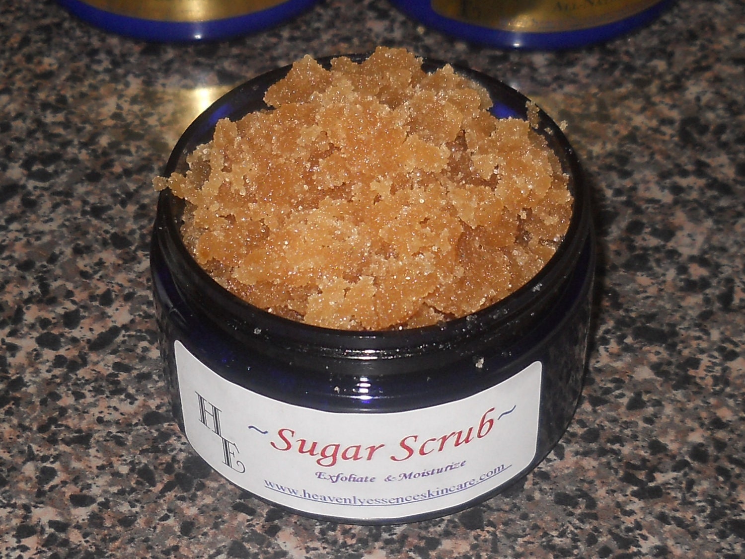 Sugar scrubs Just like a spa scrub, any scent you want.