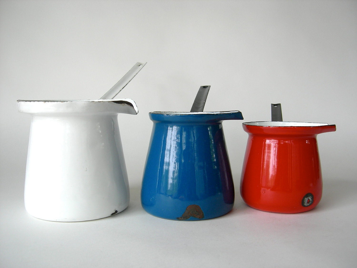 Trio of Turkish Coffee Pots