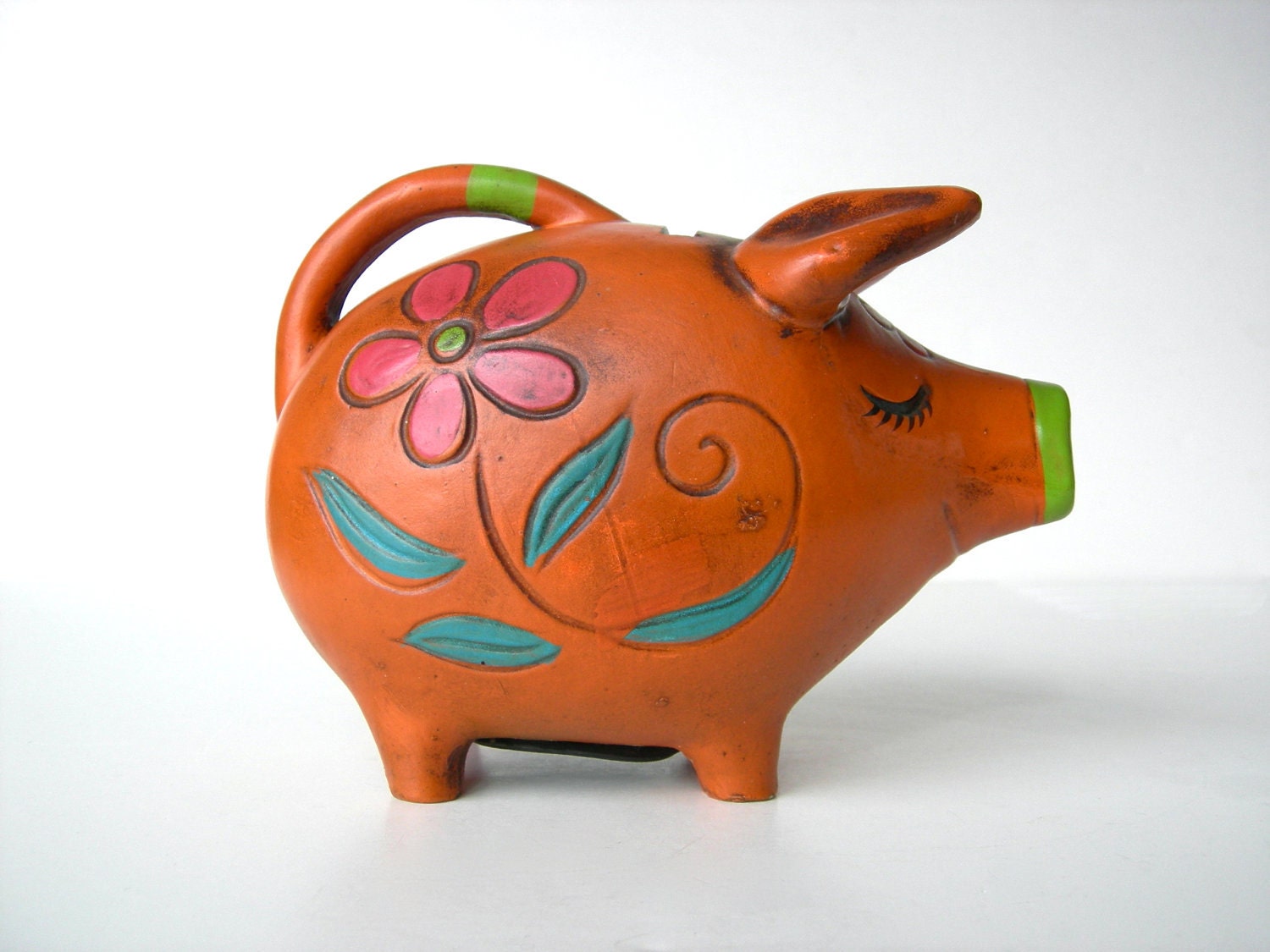 Flower Power Piggy Bank