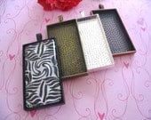 10 Rectangle Trays...Mix and Match your colors...Size 1 x 2...CRPT