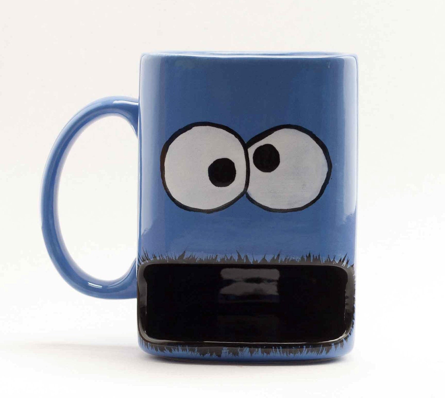 Cookie monster type dunk mug