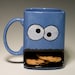 Cookie monster type dunk mug