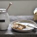 Rustic Honey Pot in Ivory (Cream) and Brown