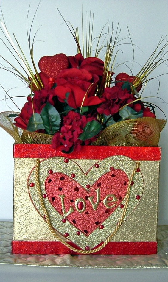 Floral Arrangement in a Tote