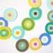 Last One Spring Paint Chip Garland.....Blue-Green-Yellow-Grey-Brown....