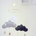 Cloud mobile for nursery "PARIS" by The Butter Flying