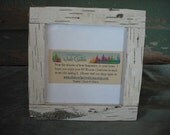 Birch bark picture frame for your woodland, nature, rustic home or wedding.